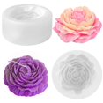 thumbnail image 1 of Moldes para velas de panal de peonía grande 3d YONGSHENG molde de silicona para flores y rosas, 1 of 5