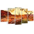 thumbnail image 2 of Prairie Américaine d'Automne Colorée - Art sur Toile Paysage Surdimensionné, 2 of 3