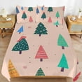 thumbnail image 2 of Snowman Christmas Tree Elk Bedding Set with Zipper Closure for Girls & Boys, 2 of 6
