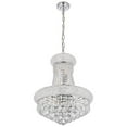 thumbnail image 2 of 1800 Primo Collection Hanging Fixture D16in H20in Lt:8 Chrome Finish (Royal Cut Crystal), 2 of 5