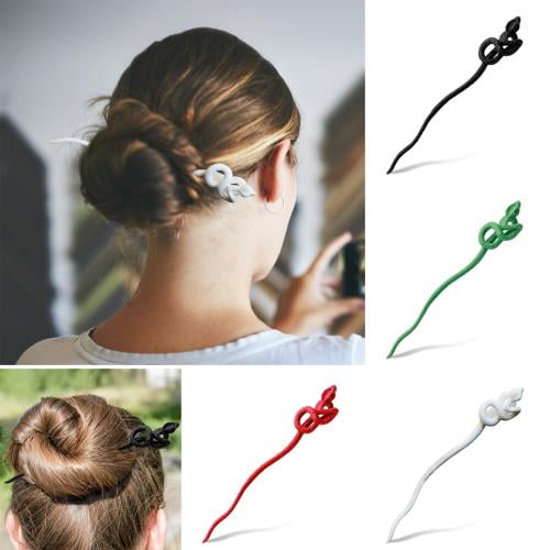 Hair Stick Hair Pin for Women Long Hair Chignon Maker Handmade Vintage Style Snake Image Smooth Edges Serpent Carved Bone Hairstick - Hair Stick Hair Pin for Women Long Hair Chignon Maker Handmade Vintage Style Snake Image Smooth Edges Serpent Carved Bone Hairstick -