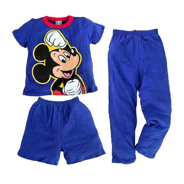 Conjunto 3 piezas playesra estanpado Disney Mickey Mouse