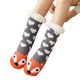 thumbnail image 4 of 1 par de calcetines de suelo con forro de sherpa, gruesos, elásticos, suaves, cómodos, mantienen el calor, antideslizantes, térmicos de invierno para mujer, pantuflas de interior para dormir en casa,, 4 of 8