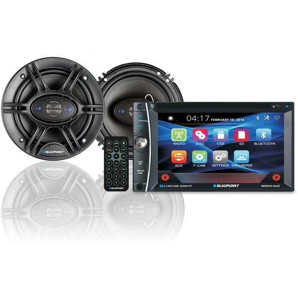 The Blaupunkt 6.2" InDash Touch Screen DVD Receiver and 6.5" 360 Watt