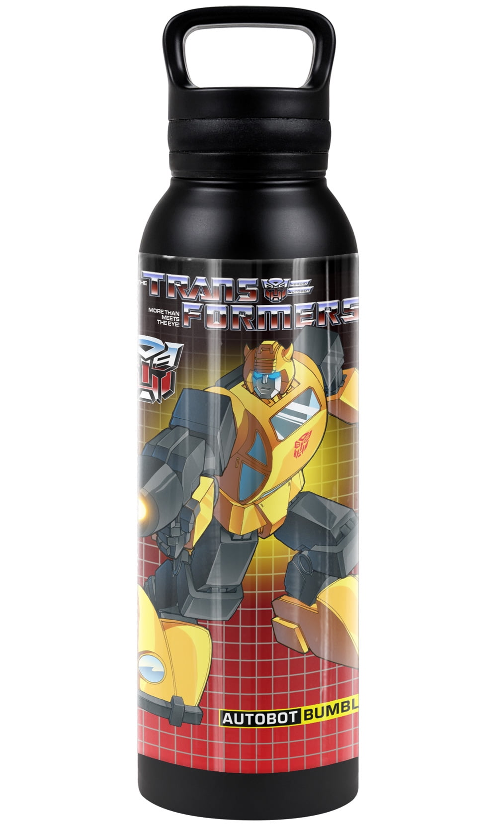 Transformers Official Bumblebee Black 24 oz Insulated Canteen Water