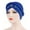 133_Blue, variant on Women's Baseball Caps Women Turban Cap Beaded Headscarf Beanie Twisted Braid Wrap Hat Headwear Women's Accessories Baseball Caps