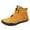Yellow, variant on KELINFONG Mens Womens Winter Snow Boots Warm Furry Lined Hiking Barefoot Boots Waterproof Wide Toe Box Ankle Boots