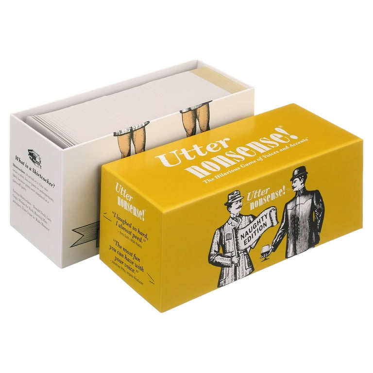 Utter Nonsense Naughty Edition - Gioco Di Società Per Adulti (18+) Con Accenti E Frasi Divertenti - 4-20 Giocatori - 4
