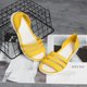 thumbnail image 1 of Sandalias planas de verano, zapatillas, zapatos de playa junto al mar, zapatillas planas informales de estilo coreano para mujer, 1 of 6