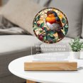 thumbnail image 4 of Quand les Robins Apparaissent Qu'un Tre Cher Est Proche - Lumière LED 3D Personnalisée, 4 of 8