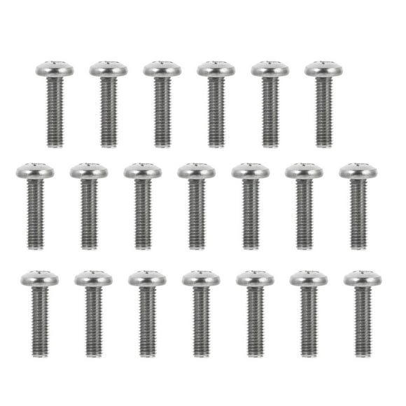 20pcs Cross Recessed Pan Head Screws Stainless Steel M8 Screws TV Mount Screws