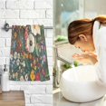 thumbnail image 7 of Yayeee 100% Cotton Hand Towels for Bathroom 16" x 28" Soft Absorbent Kitchen Towel, Floral Garden, 7 of 7