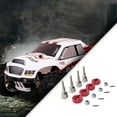 thumbnail image 3 of Dalazy Alliage d'Aluminium Roue de Montage Essieu pour 1/18 Wltoys A949 Aluminium RC Voiture Montage Roue et Roue RC 1Set Violet, 3 of 6