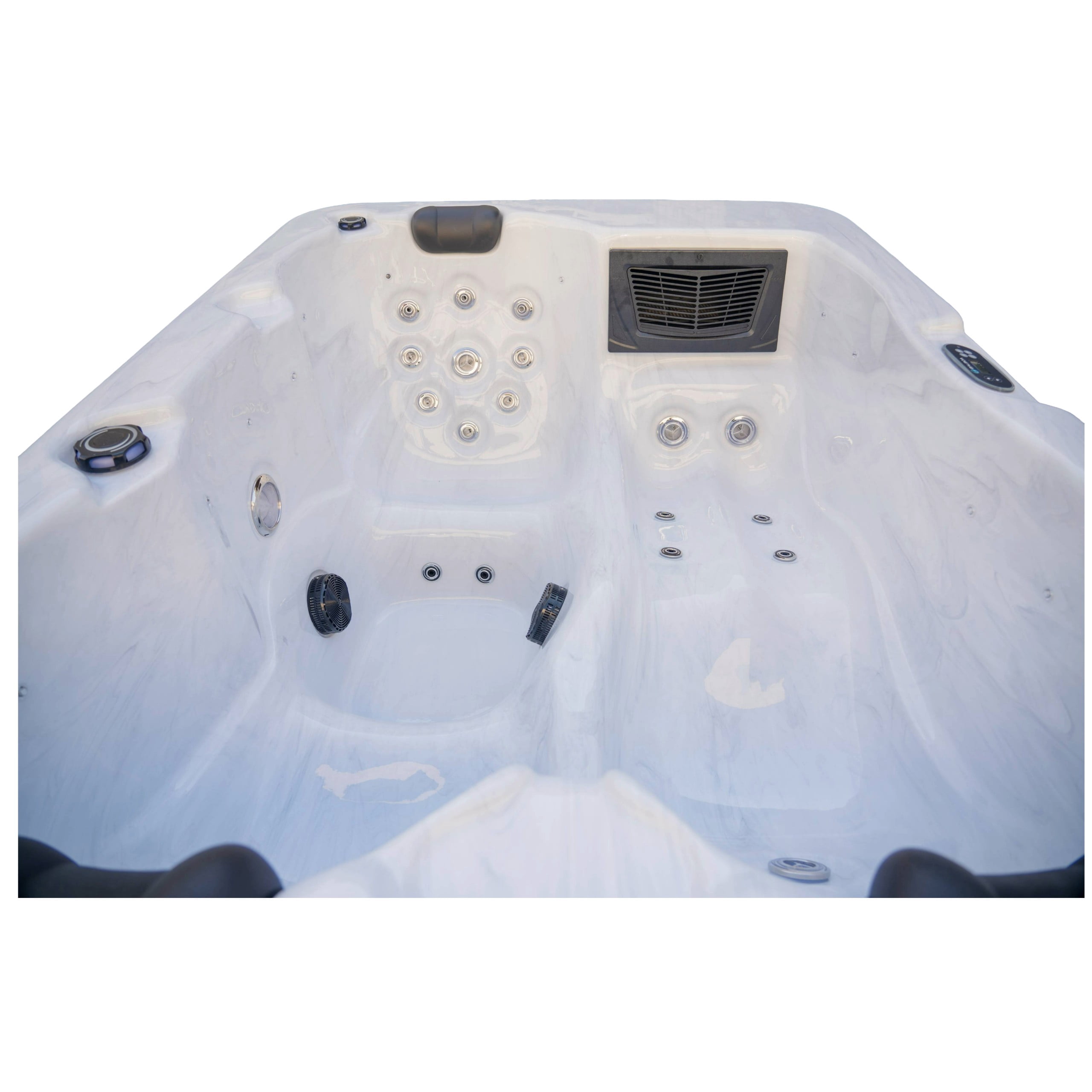 Allure 3-Person 29 Jet Hot Tub with Lounger and Bluetooth
