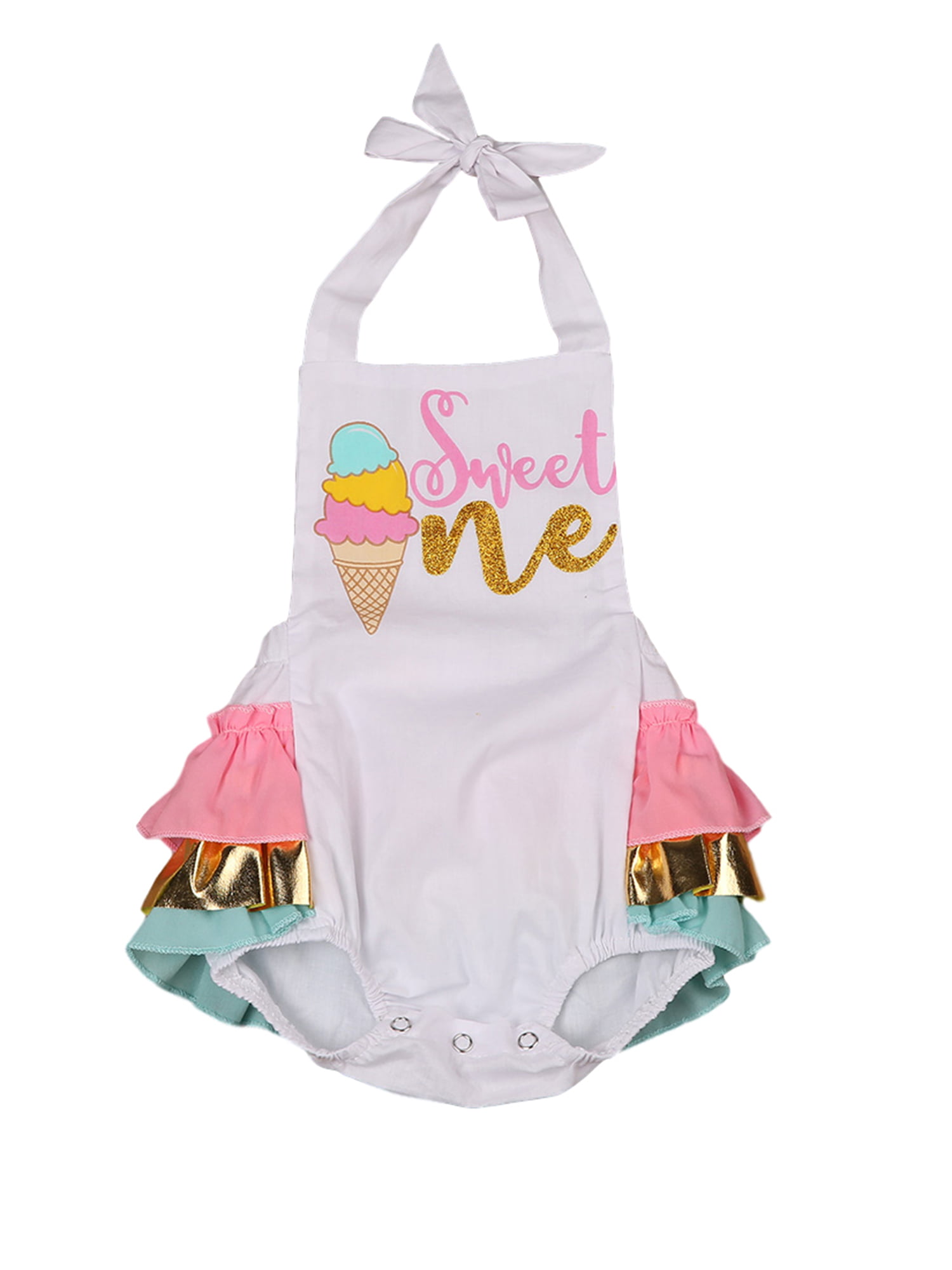 Details about   New Infant Girls One Piece Romper Happy Size 3 Months 
