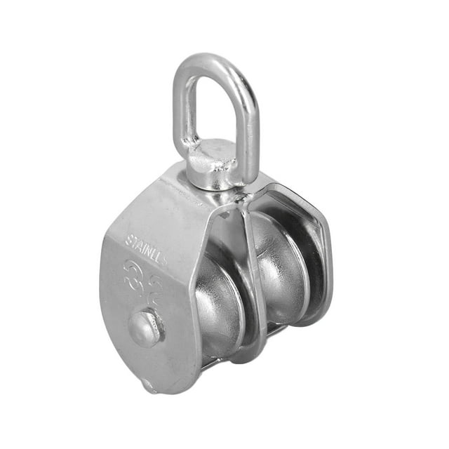 Bloc de Levage à Câble, Poulie à Double Roue Robuste pour Yachts pour Bateaux à Moteur