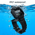 thumbnail image 2 of SPACEMUSE Smart Watch, IP67 Waterproof Watch with SOS Call, 2G Smartwatch Boys Girls Gift for Kids with Camera&Games, 1.4" HD Touchscreen with Voice Chat, Green, 2 of 5