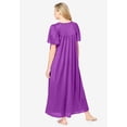 thumbnail image 2 of Only Necessities Plus Size Long Silky Lace-Trim Gown, 2 of 6