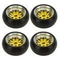thumbnail image 4 of RC Tire, For 1/28 RC Tire 4PCS Aluminum Alloy  For MINI Z For 969 Gold, 4 of 8