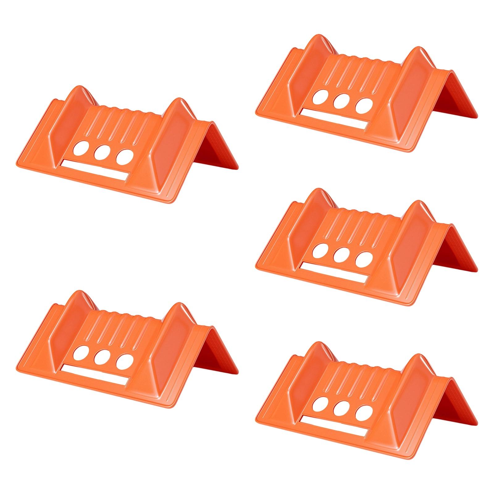 5 Pieces Flatbed Edge Protectors Edge Corner Protector Tie Down Strap Guards PP Material for Cargo Loads Truck Shipping