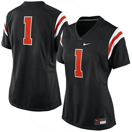 Custom Oregon Football Jersey - Oregon State Beavers Nike Women's #1 Football Jersey Large
