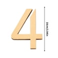 thumbnail image 1 of Tumotour 7CM Acrylic Number Plates For Elegant And Stylish Decor, 1 of 3