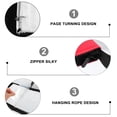 thumbnail image 3 of HOOWIFFY 1Pcs Sports Cards Binder for Display and Protection in Red PU Material Case, 3 of 7