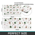 thumbnail image 7 of White Christmas Gingerbread Man Pattern Kitchen Rugs Sets Of 2,Anti Fatigue Kitchen Mat Rugs Non Slip Washable,Decorative Kitchen Floor Mats for Kitchen,Sink,Laundry,17"x30"+17"x47", 7 of 7