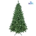 thumbnail image 3 of Flower Dance® 7ft Green Christmas Tree with 400 WiFi-Controlled RGB LED Lights, 1063 PVC Tips, 38 Light Functions, Music Sync, Hinged Structure & Metal Stand – Smart App-Controlled Holiday Tree, 3 of 11