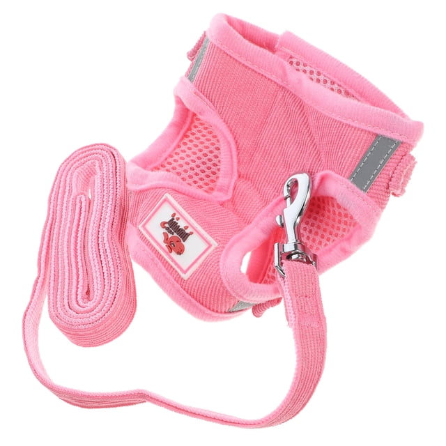 BESTYASH Arnés Reflectante Para Perro Con De Pecho Y Espalda En Color Rosa