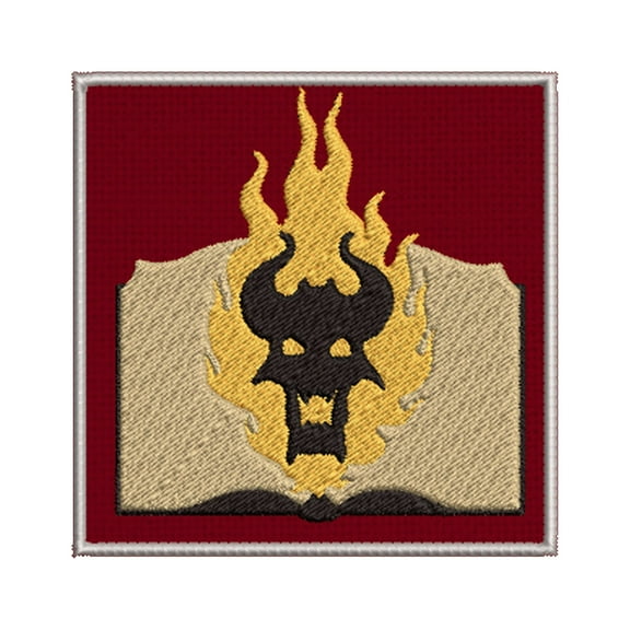 Word Bearers Warhammer 40k Embroidered Patch Iron-On Applique, Cosplay Vest Clothing Badge Back Packs Uniform DIY Geeks and Gamers Table Top