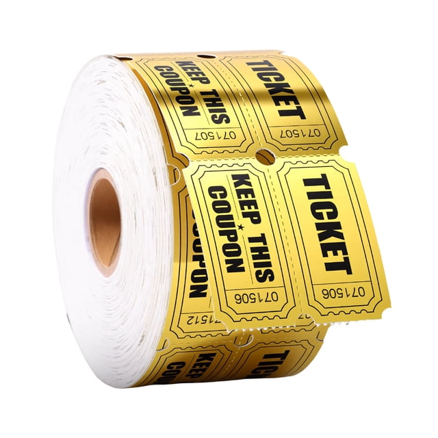 SIfdSeng Get it Fast Double Raffle with Consecutive Serial Numb 50/50 Raffle Double Roll for Events Entry Class & Prizes