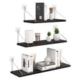 thumbnail image 1 of Repisas Flotantes de Pared, Set de 3 Estantes Minimalistas Baldas Flotantes Moderno Repisa Colgante de Almacenamiento Estanterías Decorativa para Sala Cocina BañoDormitorio Wall Shelves, 30-40-50*15CM, 1 of 7