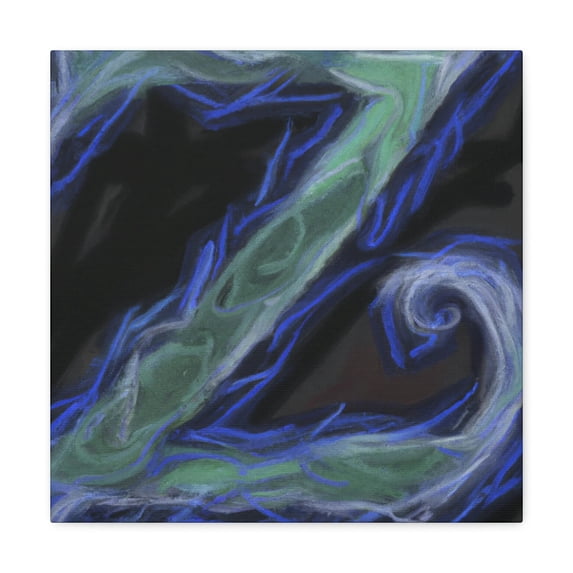Z's Digital Dawning - Canvas