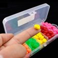 thumbnail image 3 of Toystoory Señuelos de maíz de pesca artificial de simulación con caja de almacenamiento cebos portátiles de PVC con olor a aparejos de mar de Pescar, 3 of 4