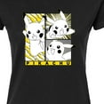 thumbnail image 3 of Pokémon - Pikachu Pannels - Juniors Fitted Graphic T-Shirt, 3 of 5