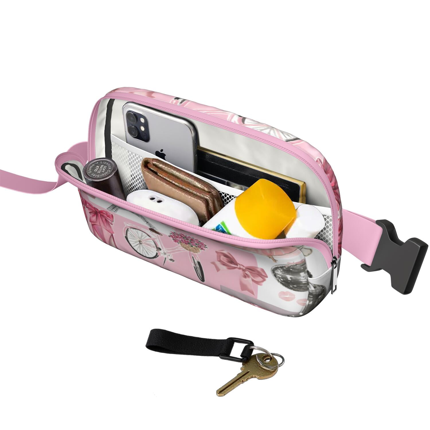 Adventure Awaits Fanny Pack – Vintage Travel Belt Bag for Women Who Love Exploring, Journeying & Vacations