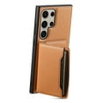 thumbnail image 5 of Detachable Wallet Case For Samsung S24 Ultra Credit Card Slot Holder, [Wireless Charging][Car Mount Magnetic]Premium Leather Kickstand Flip Hidden Shockproof Cover for Samsung Galaxy S24 Ultra, Khaki, 5 of 15