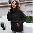 thumbnail image 4 of Women Stitching Three-Dimensional Pocket Cute Design Pullover Sweatershirt Tops, 4 of 9