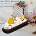 thumbnail image 1 of 6Pcs Oval Tart Rings Heat-Resistant Perforated Cake Mousse Ring Non Stick Bakeware Tart Mini Cake Mold Cake Rings, 1 of 5