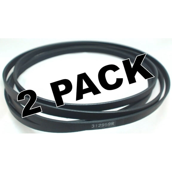 2 Pk, Dryer Drum Belt for Maytag, 100" , 5-rib, AP4290988, PS2200550, Y312959