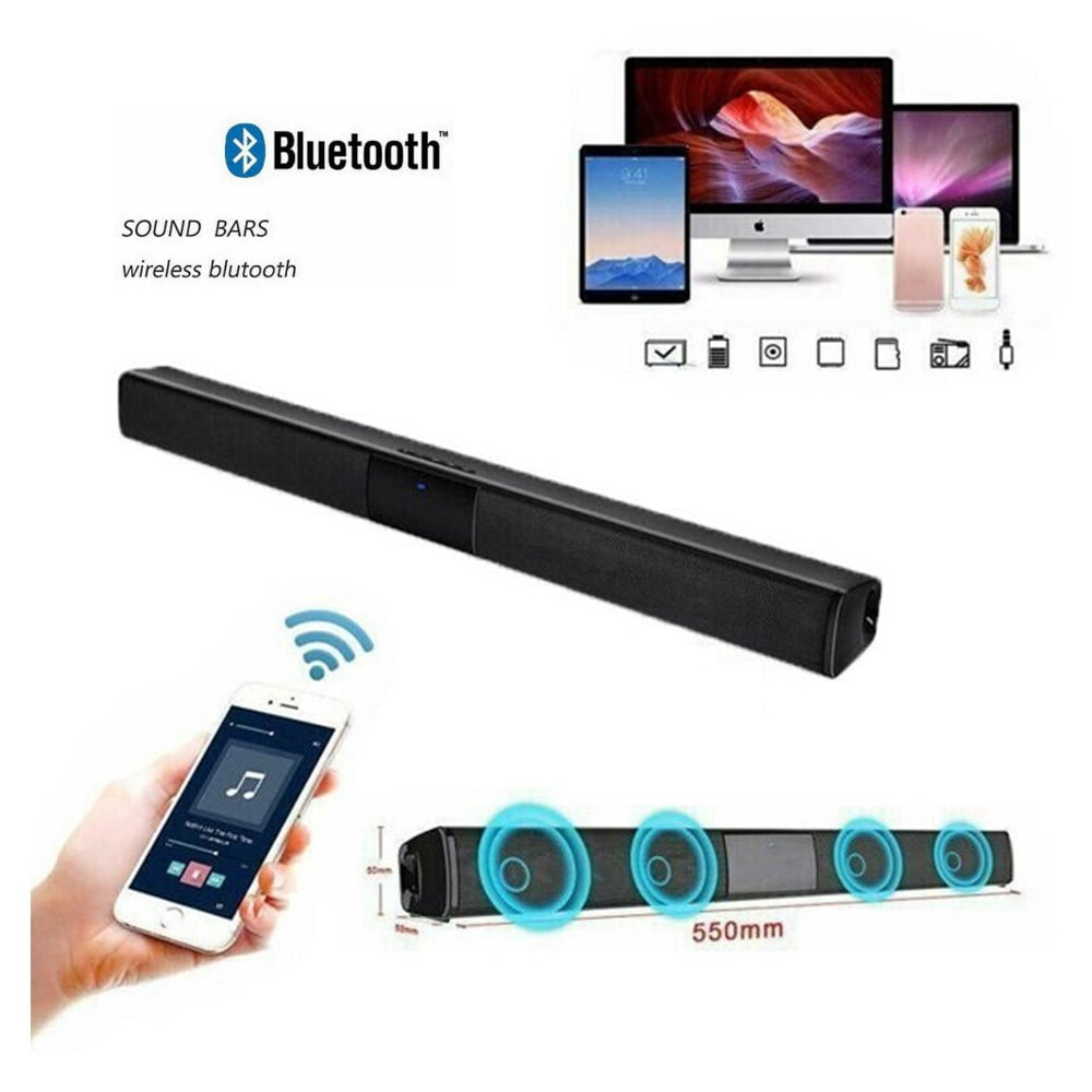 3W TV Soundbar Wireless Bluetooth Subwoofer Heimkino 3D Stereo Speaker System 