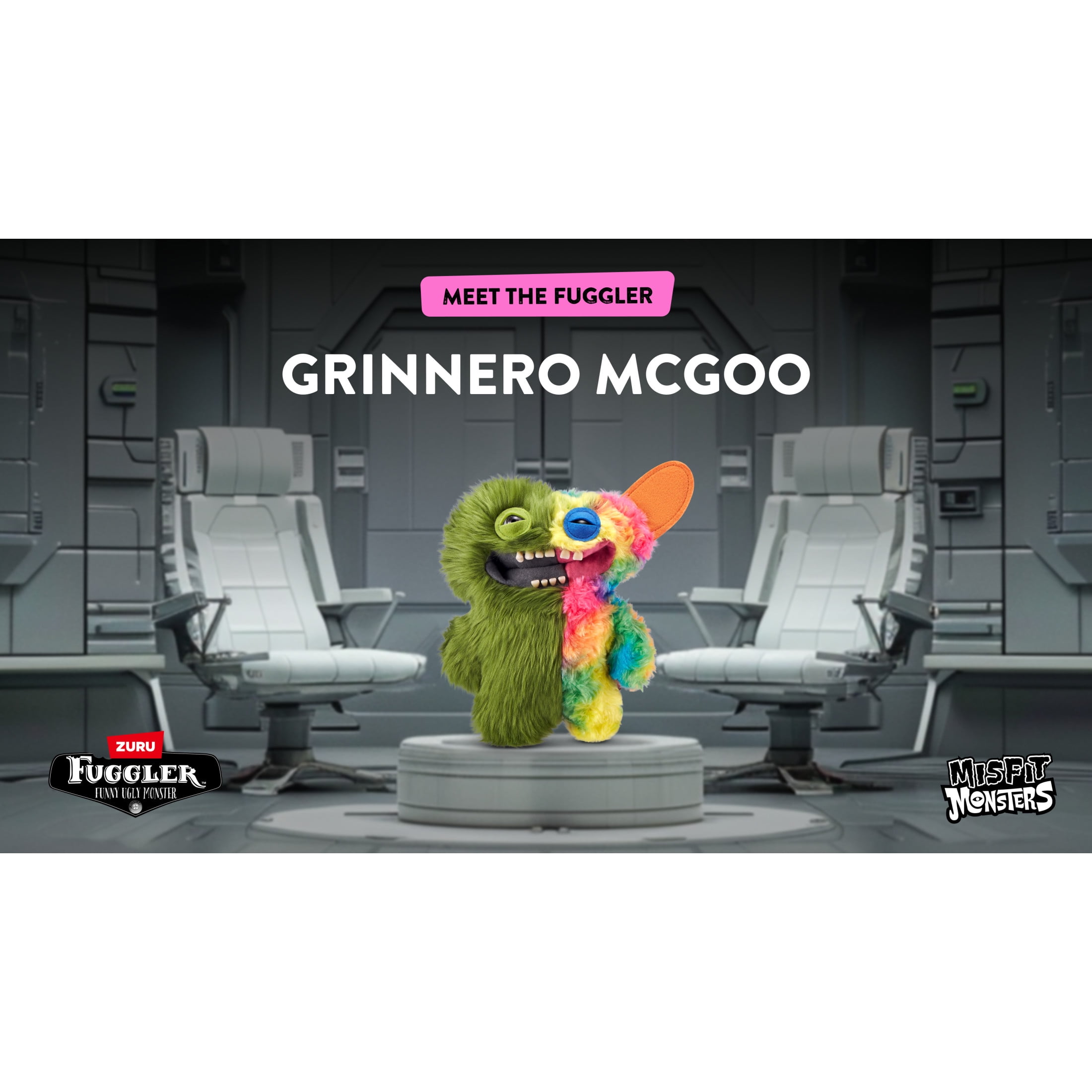 Fuggler Misfit Monsters 9-inch Series 1 (Grinnero McGoo - Green & Multi) by ZURU
