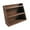 Walnut Wood, variant on yotijay 1/12 Dollhouse Wall Cabinet Doll Accessories Decoration for Kitchen Bathroom Walnut Wood