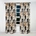 thumbnail image 2 of Designart "Golden White Tropical Bliss II" Floral Blackout Curtain Single Panel, 2 of 4