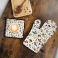 thumbnail image 5 of Rover Cream Dogs Bone Kitchen Oven Mitt and Pot Holder Sets 2 Pcs for Baking, Cooking and Grilling, Heat Resistant Up To 392 °F, 5 of 7