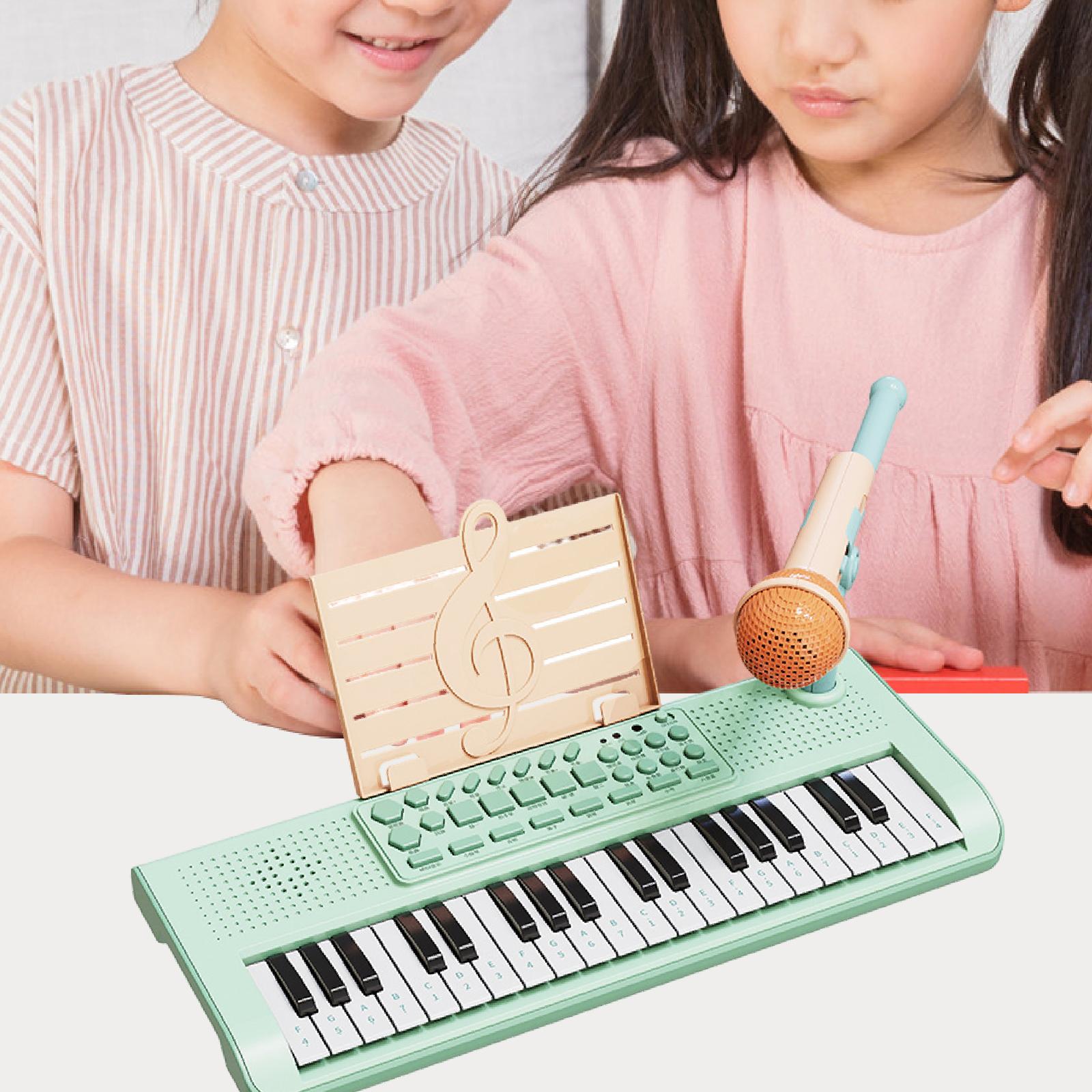 Music Keyboard Piano Educational Instrument Portable Piano Keyboard Learning USB Powered for Home