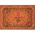 thumbnail image 1 of Ahgly Company Indoor Rectangle Medallion Orange French Area Rugs, 7' x 10', 1 of 1