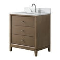 thumbnail image 5 of Vanity Art 30" Bathroom Vanity with Sink and Engineered Marble Top, Freestanding Storage Cabinet with 2 Drawers and 1 Flip Down Tray, 5 of 9
