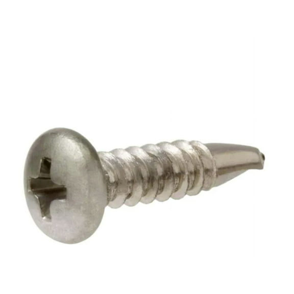 Everbilt #10 x 1/2 in.  Zinc Plated Sheet Metal Pan Head Screw (100-Pack) 801072